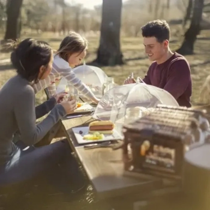 VipMarketim Büyük Boy Yemek Koruma Şemsiyesi