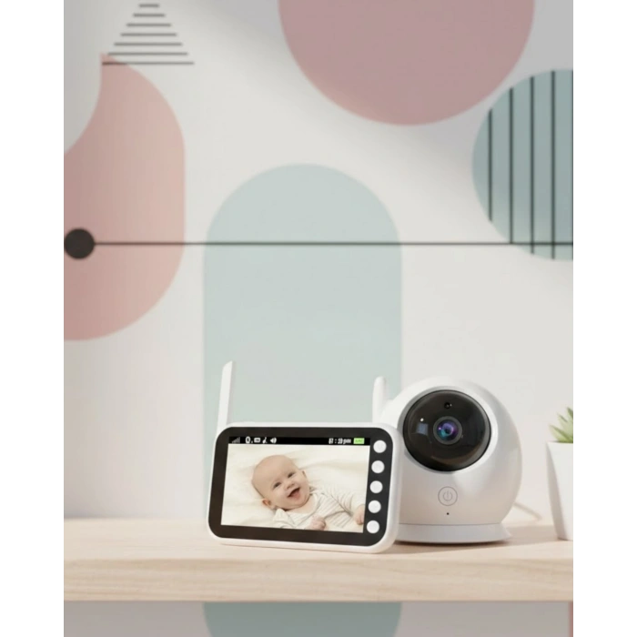 VipMarketim Büyük Ekranlı Bebek Kamerası Canlı İzleme ve Ses Dinleme