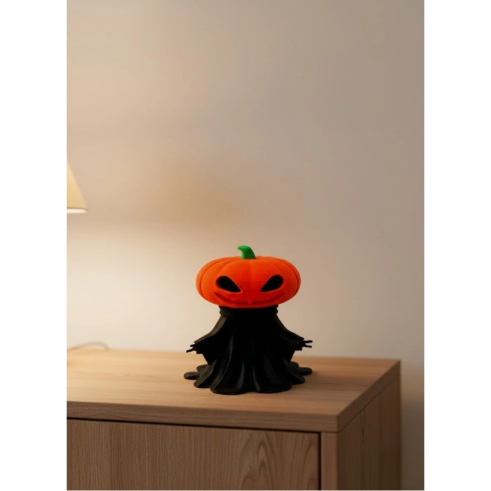 VipMarketim Cadılar Bayramı Temalı Balkabağı Figür 9cm Dekor Objesi