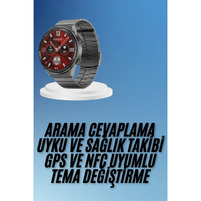 VipMarketim Çağrı Cevaplama Sesli Asistan Çoklu Dil Desteği 5.0 Bluetooth Akıllı Saat
