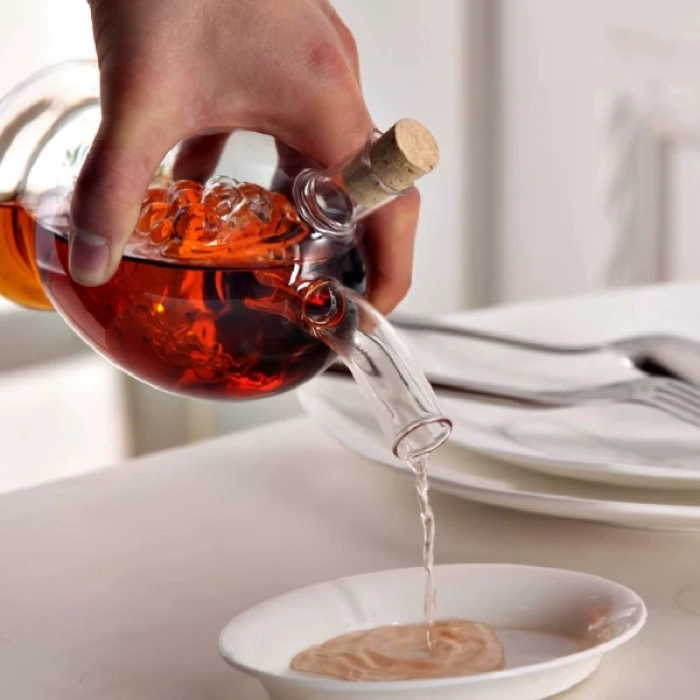 VipMarketim Cam 2si 1 Arada Yağdanlık ve Sirkelik