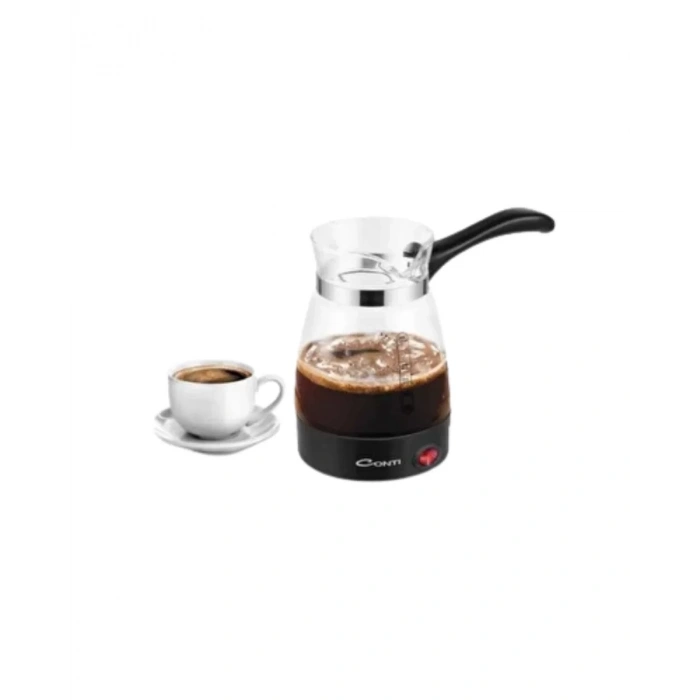 VipMarketim Cam Cezveli Türk Kahvesi Makinesi 650W 5 Fincan Kapasiteli Elektrikli Kahve Makinesi