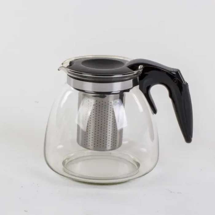 VipMarketim Cam Süzgeçli Demlik