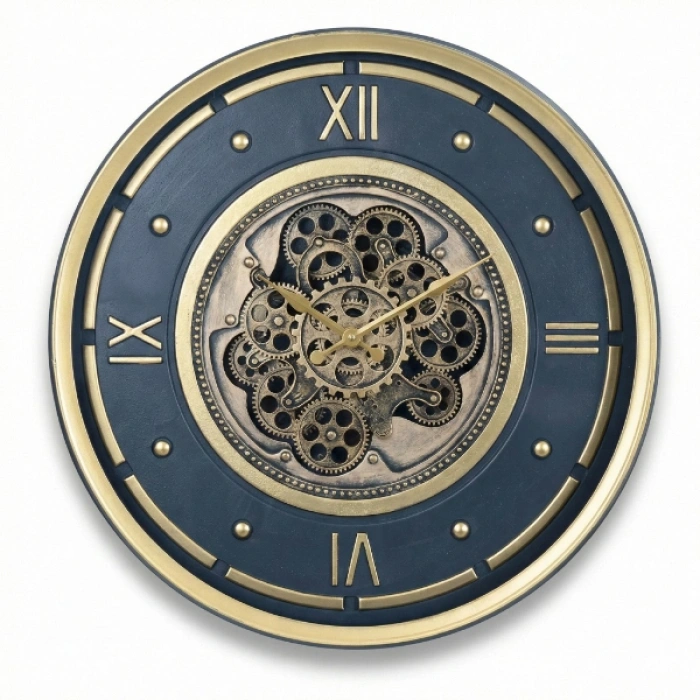 VipMarketim Çarklı Duvar Saati 60 cm