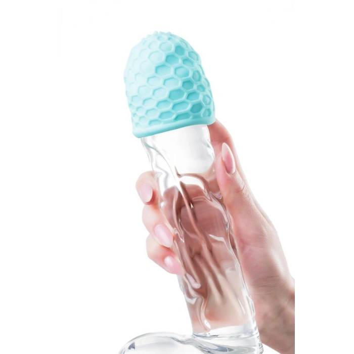 VipMarketim Cep Tipi Tırtıklı Desenli Yumurta Mastürbatör - Turkuaz