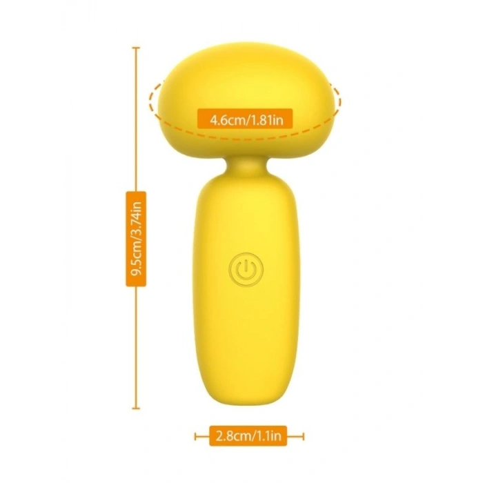 VipMarketim Chisa Buster Sarı Mantar Vibratör