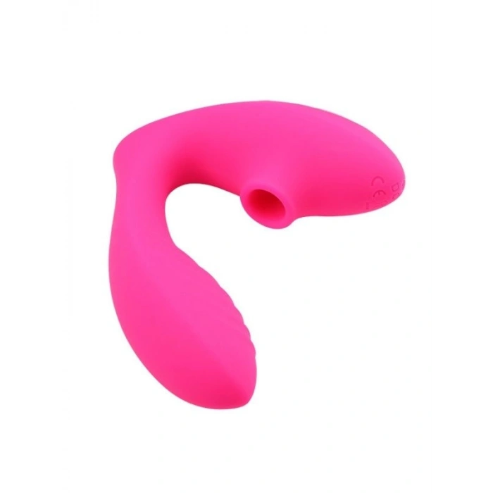 VipMarketim Chisa Didi Double Orgasm Hava Basınçlı Vibratör Pembe