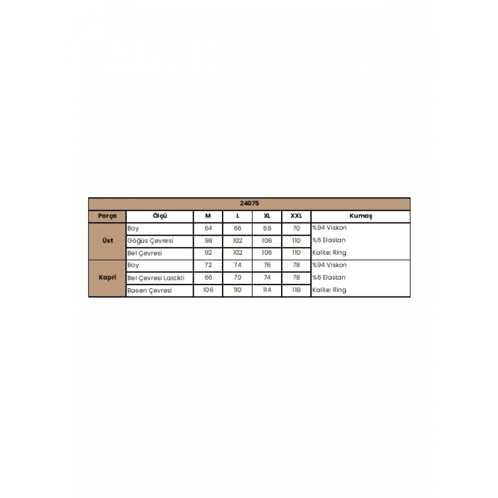 VipMarketim Çiçek Desenli Ve Baskılı You Are Awesome Kapri Takımı