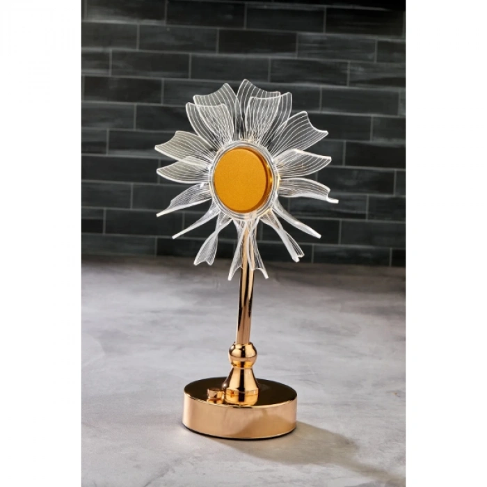 VipMarketim Çiçek Tasarımlı LED Masa Lambası