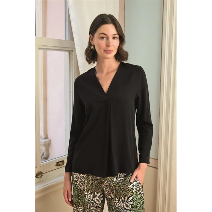 Vipmarketim Çiçek Yaprak Ve Etnik Desenli Uzun Kollu Pijama Takımı