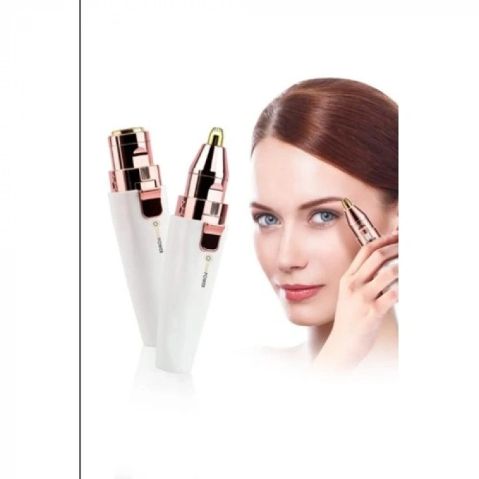 VipMarketim Çift Başlıklı Epilasyon Yüz Çene Işıklı Kıl Tüy Alma Mini Cep Epilasyonu