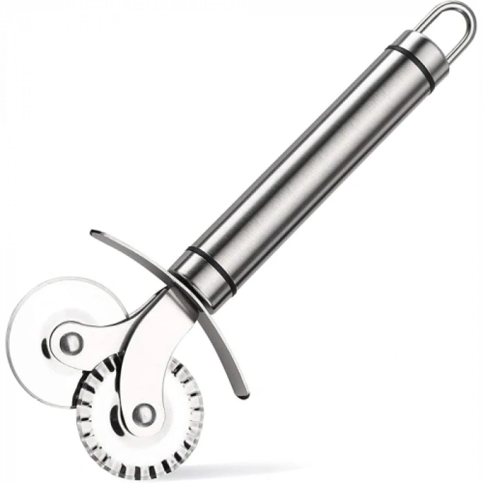 VipMarketim Çift Başlıklı Pizza Hamur Bıçağı