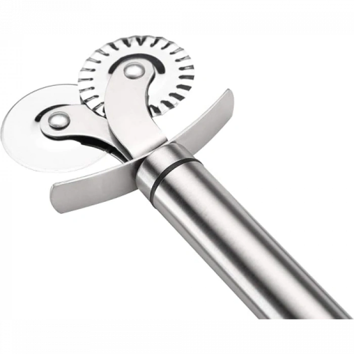 VipMarketim Çift Başlıklı Pizza Hamur Bıçağı