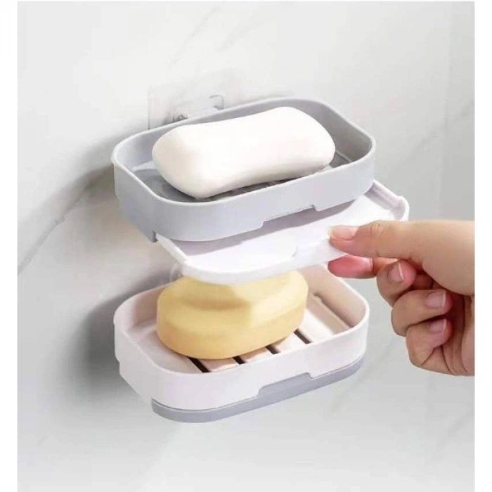 VipMarketim Çift Katlı Drenajlı Sabunluk