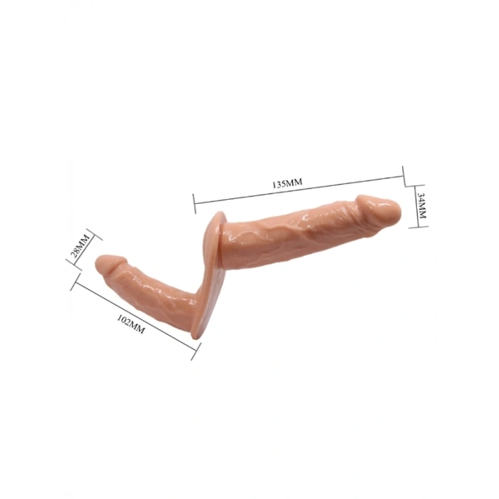 VipMarketim Çift Taraflı Belden Bağlamalı Strapon Penis