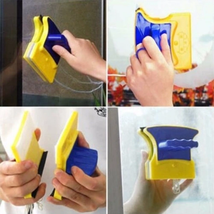 VipMarketim Çift Taraflı Cam Sileceği - Mıknatıslı