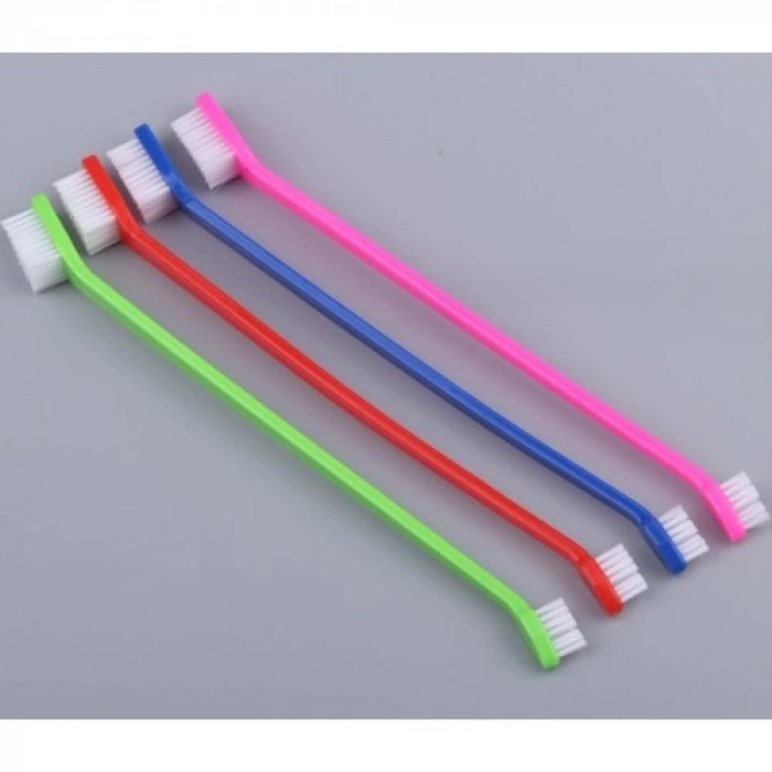 VipMarketim ÇIFT TARAFLI HAYVAN DIŞ FİRÇASI 4 LÜ SET