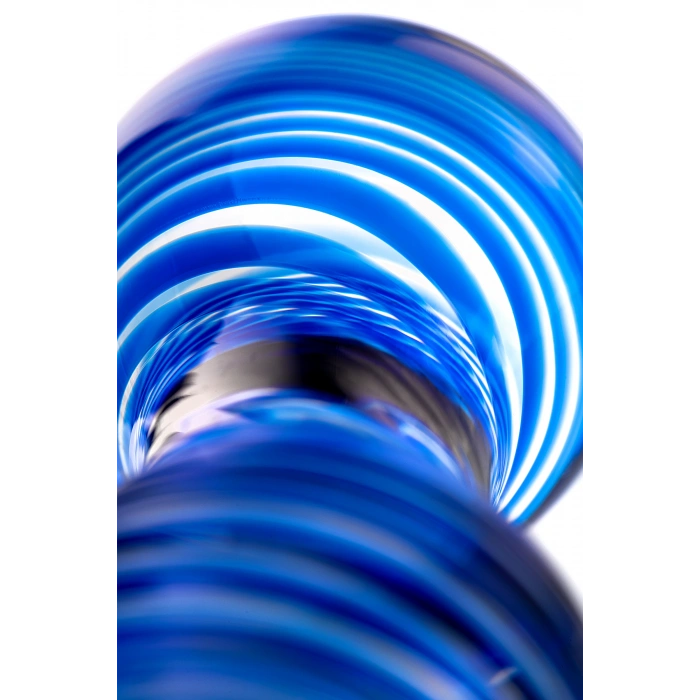 VipMarketim Çift Taraflı Yapay Penis Sexus Glass, Cam, Mavi, 17 Cm