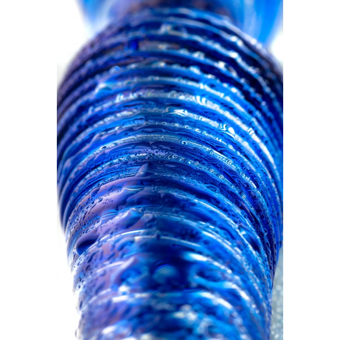 VipMarketim Çift taraflı yapay penis Sexus Glass, cam, mavi, 17 cm