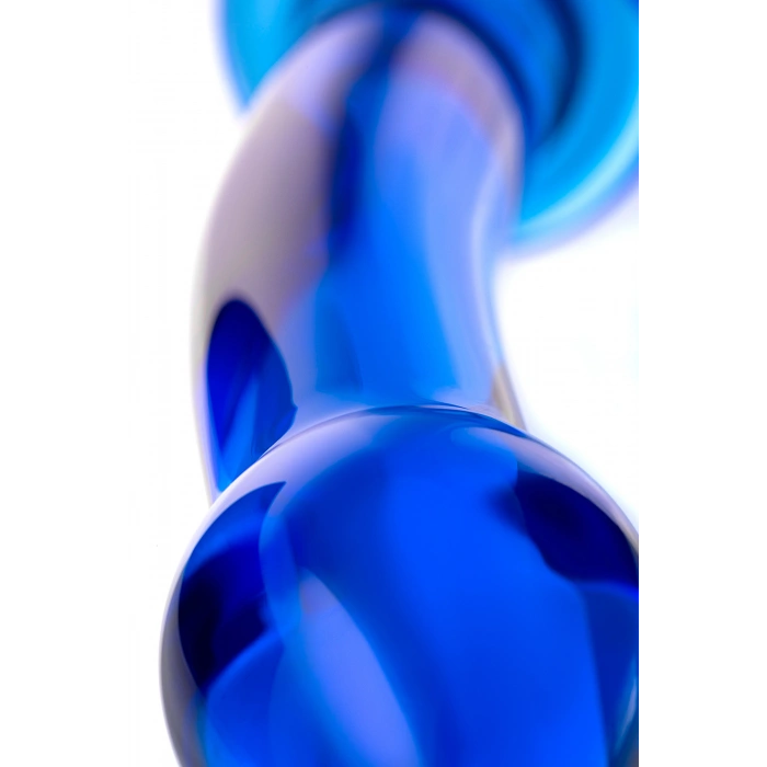 VipMarketim Çift taraflı yapay penis Sexus Glass, cam, mavi, 25 cm