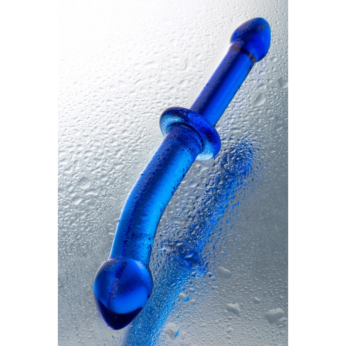 VipMarketim Çift taraflı yapay penis Sexus Glass, cam, mavi, 25 cm
