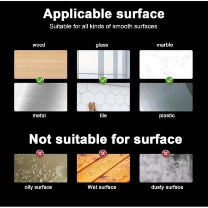 VipMarketim Çift Taraflı Yuvarlak Montaj Macunu 42 Adet