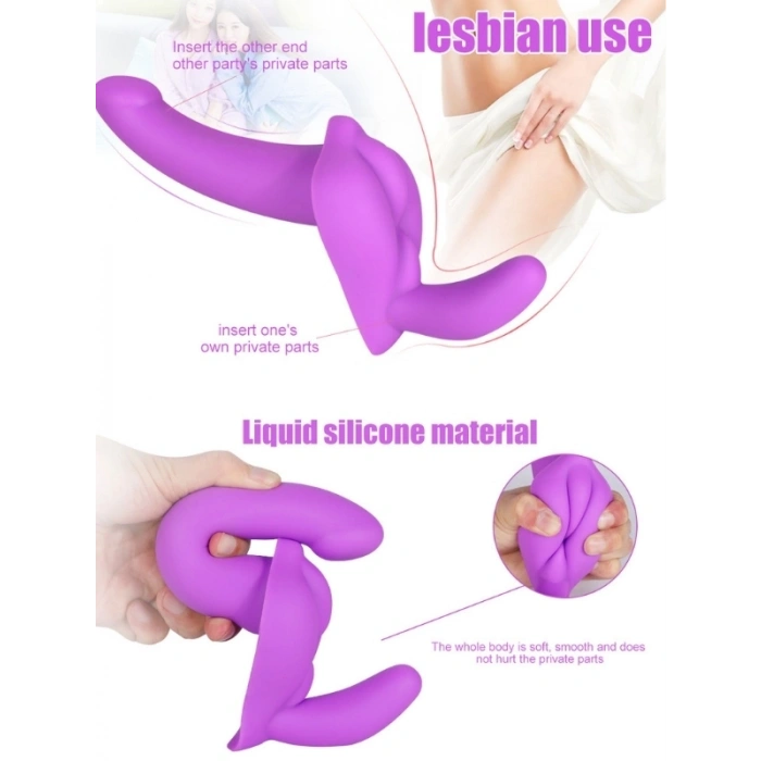 VipMarketim Çift Uçlu Ayarlanabilir Strapon