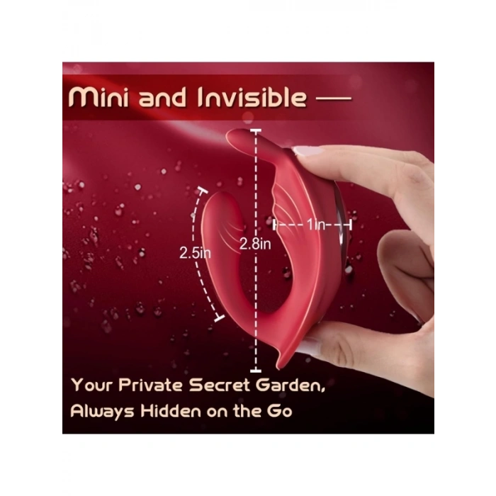 VipMarketim Çiftler İçin Akıllı Titreşimli G-Spot ve Klitoris Uyarıcı Vibratör – Uygulama Kontrollü, Su Geçirmez, Çift Motorlu