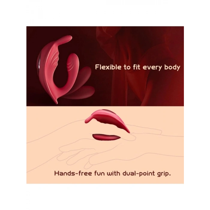 VipMarketim Çiftler İçin Akıllı Titreşimli G-Spot ve Klitoris Uyarıcı Vibratör – Uygulama Kontrollü, Su Geçirmez, Çift Motorlu