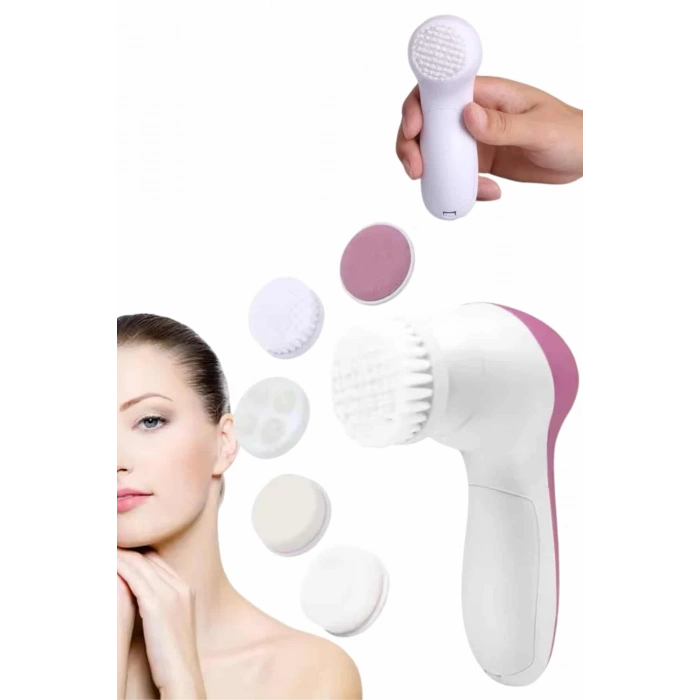 VipMarketim Cilt Temizleme ve Masaj Aleti 5 Başlıklı Akne ve Sivilce Önleyici
