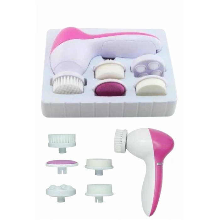 VipMarketim Cilt Temizleme ve Masaj Aleti 5 Başlıklı Akne ve Sivilce Önleyici