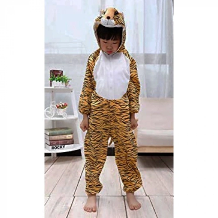 VipMarketim Çocuk Kaplan-Aslan Kostümü 2-3 Yaş
