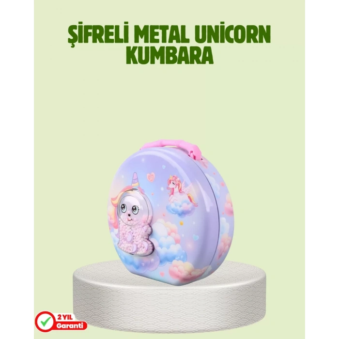 VipMarketim Çocuklar İçin Şifreli Para Kasası Hazine Sandığı Tasarımı