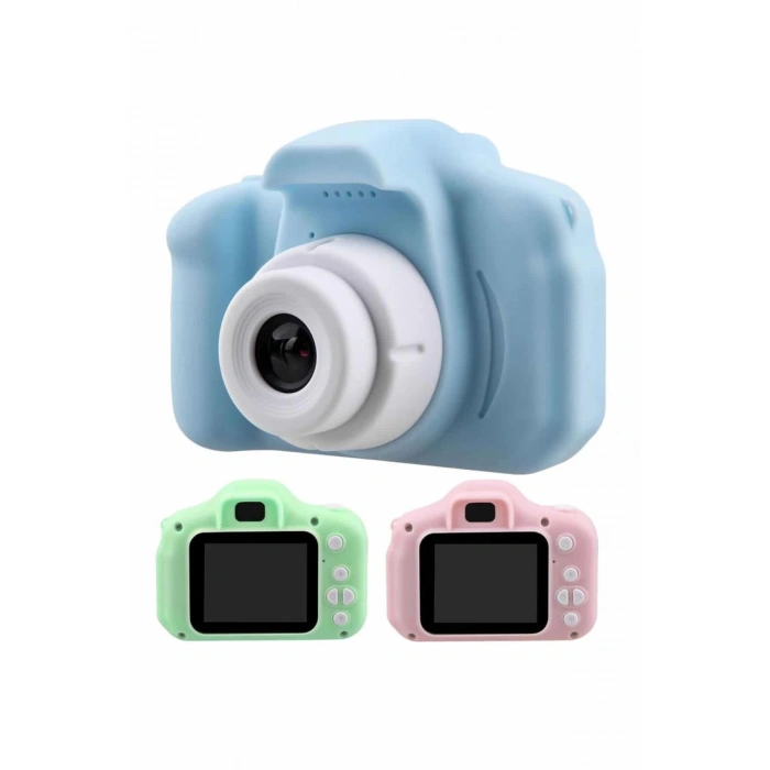 VipMarketim Çocuklara Özel Fotoğraf Ve Video Çeken Mini Çok Renkli Fotoğraf Makinesi