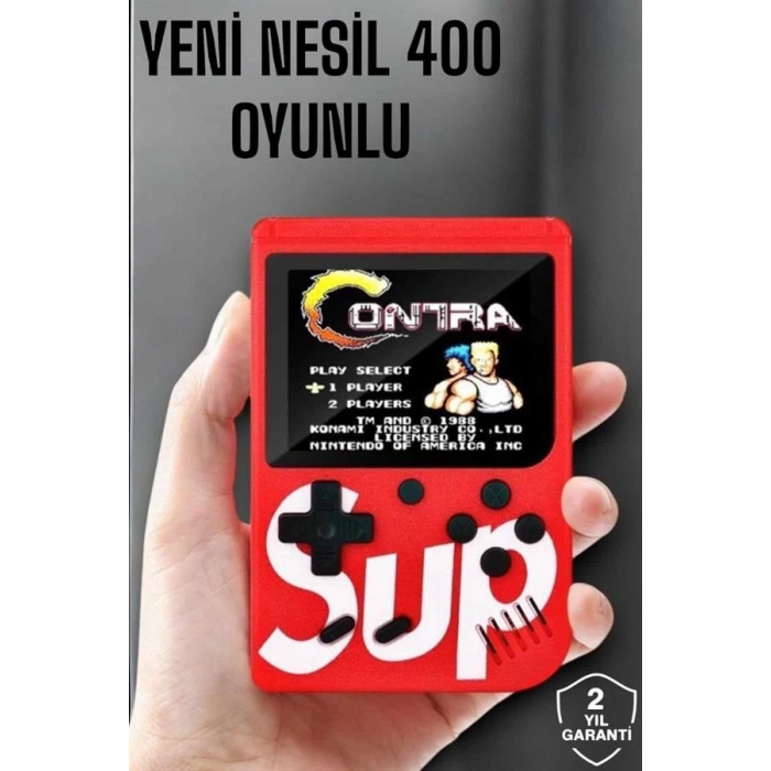 VipMarketim Çocuklara Özel SUP 400 Oyunlu Mini Oyun Konsolu