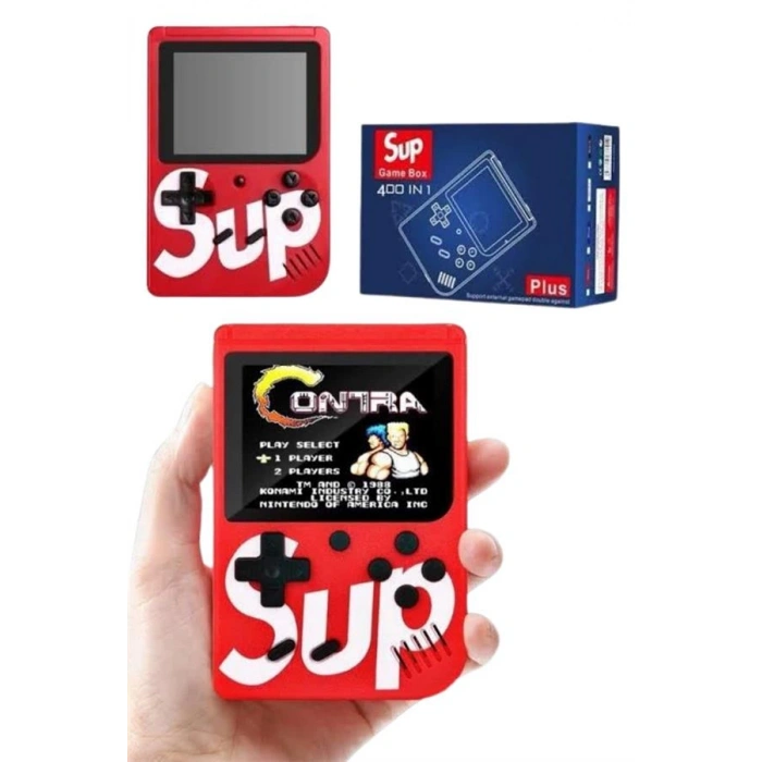 VipMarketim Çocuklara Özel Taşınabilir Sup El Atarisi 400 Oyunlu Nostaljik Oyun Konsolu