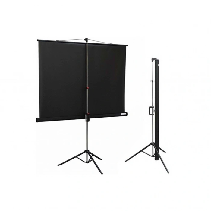 VipMarketim Codegen TX-20 TRIPOD PROJEKSİYON PERDESİ 200X200 (Arkası Siyah Fonlu - Taşınabilir Ayaklı Model)(1923)