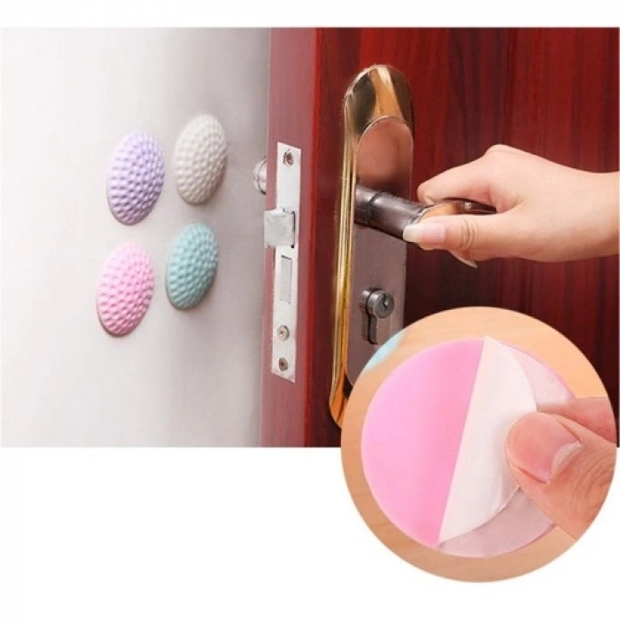 VipMarketim Çok Amaçlı Silikon Kapı Duvar Koruyucu Tampon 4lü Paket