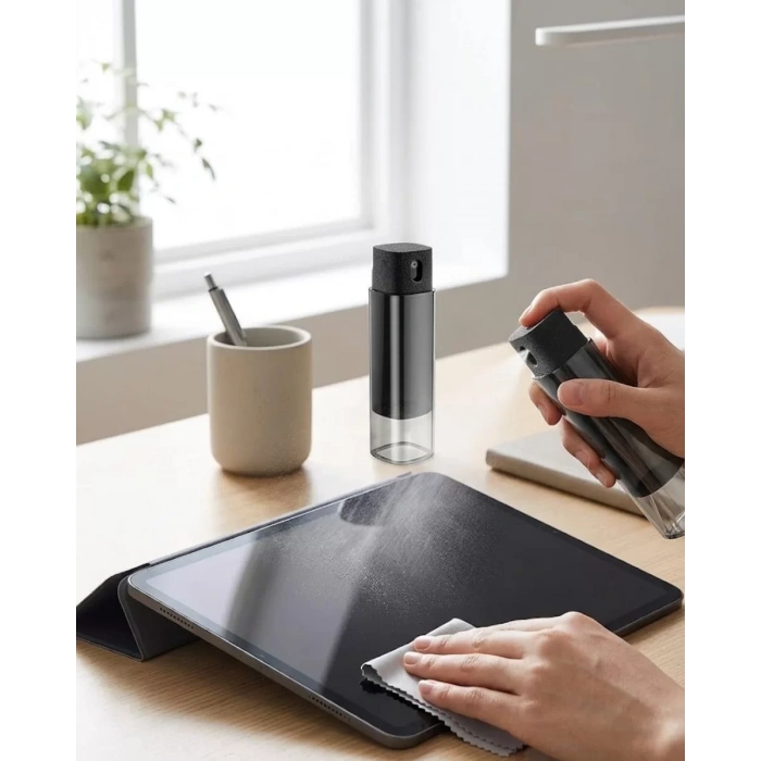 VipMarketim Çok Amaçlı Temizlik Sprey Şişesi Telefon Tablet Laptop Ekran Temizleme Kabı