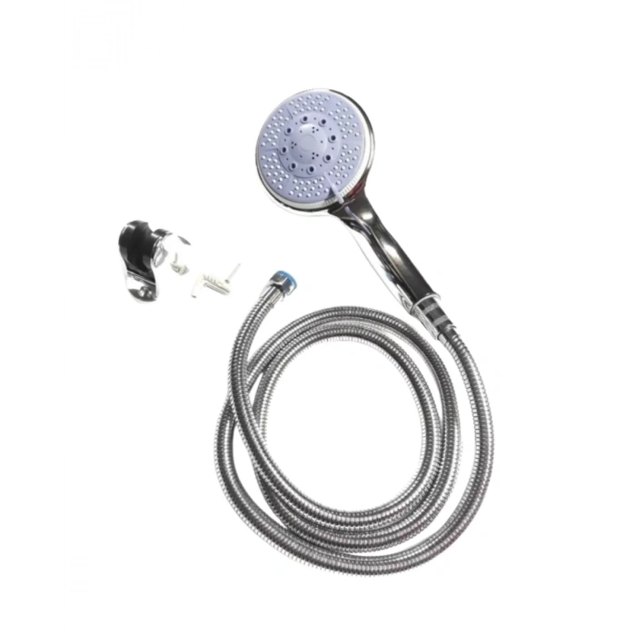 VipMarketim Çok Fonksiyonlu 4 Kademeli El Duşu Seti Spiral Hortumlu Banyo Duş Başlığı