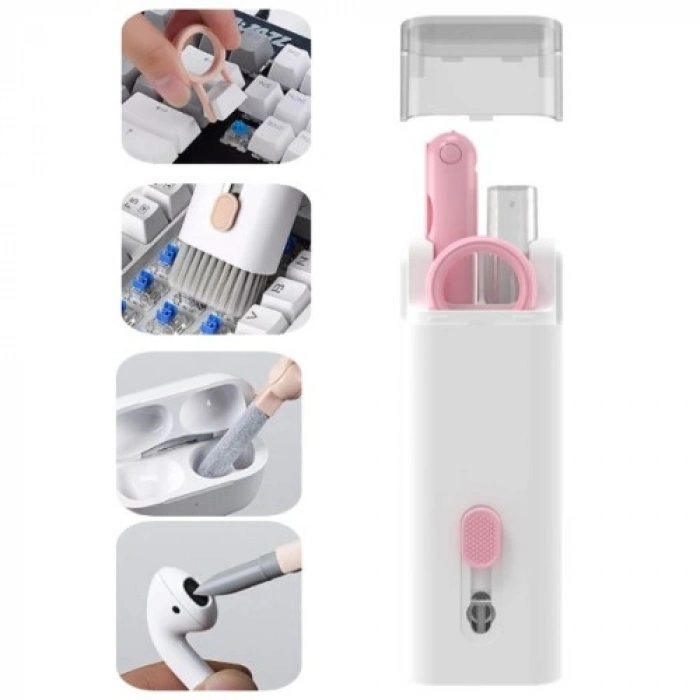 VipMarketim Çok Fonksiyonlu 7 Parça Airpods Klavye Ekran Kulaklık Temizleme Kiti