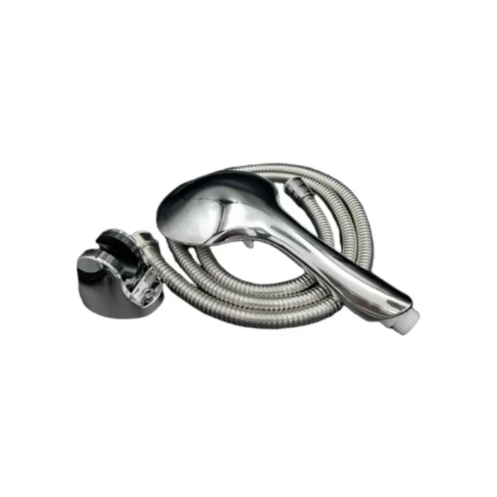 VipMarketim Çok Fonksiyonlu El Duşu Başlığı Spiral Hortumlu Dayanıklı Duş Seti
