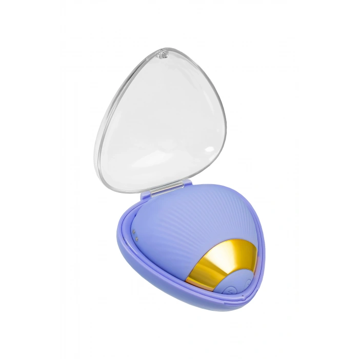 VipMarketim Çok Fonksiyonlu Vibratör Leroina Crasatell, Silikon, Lila, 9,5 Cm