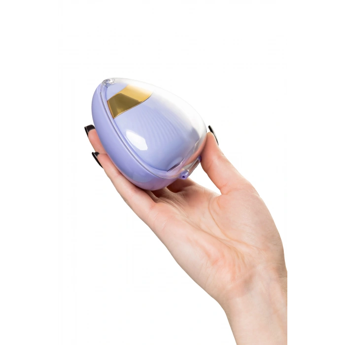 VipMarketim Çok Fonksiyonlu Vibratör Leroina Crasatell, Silikon, Lila, 9,5 Cm