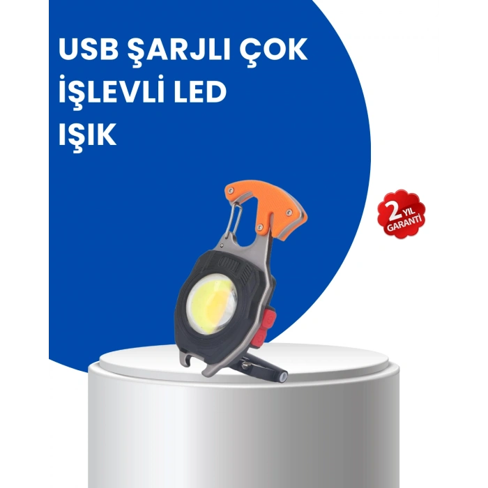 VipMarketim Çok Modlu LED Işıklı Pratik Anahtarlık