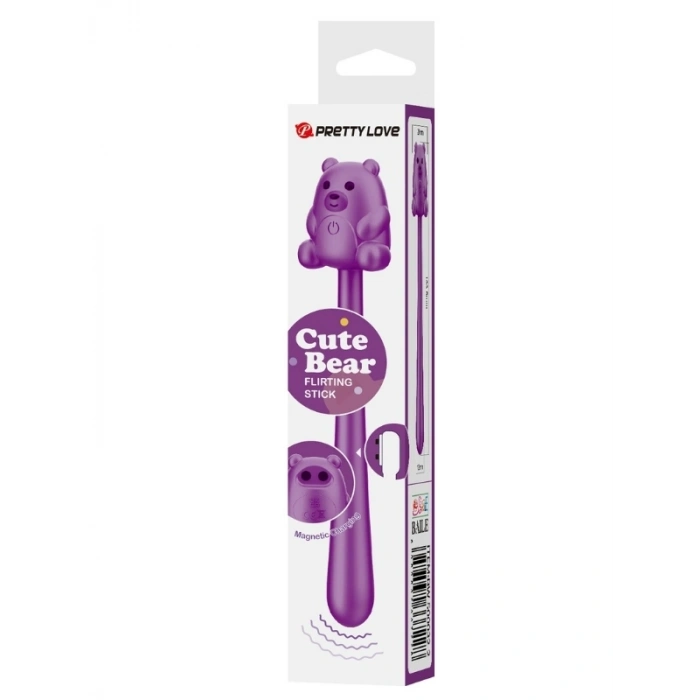 VipMarketim Cute Bear Flirting Stick Modern Vibratör