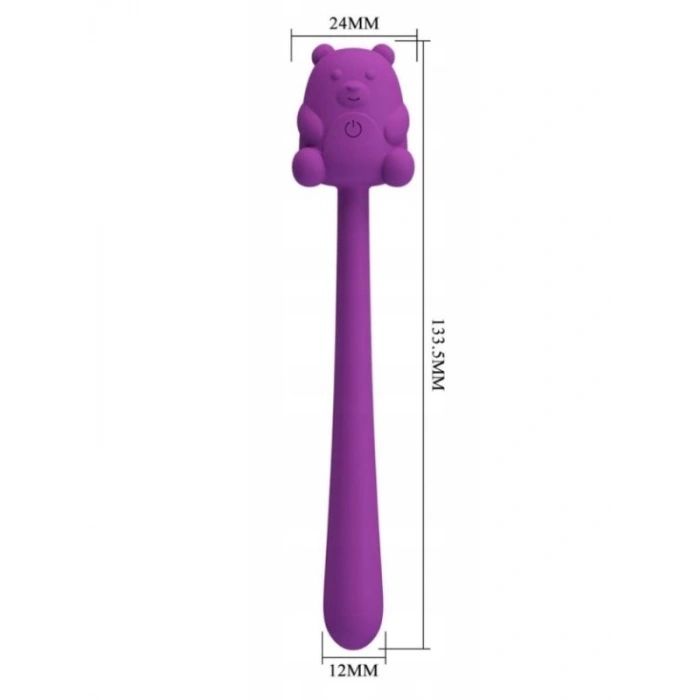 VipMarketim Cute Bear Flirting Stick Modern Vibratör