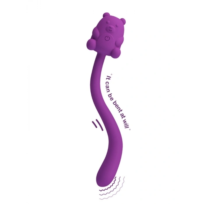 VipMarketim Cute Bear Flirting Stick Modern Vibratör