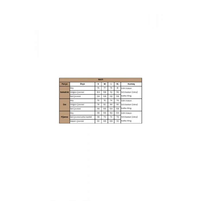 Vipmarketim Dantelli Hamile Lohusa 3lü Pijama Takımı