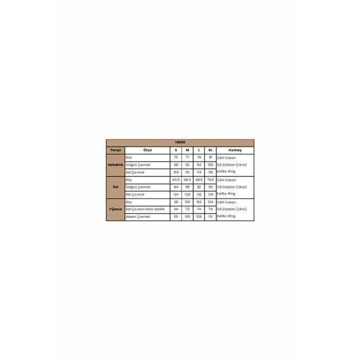 Vipmarketim Dantelli Önü Düğmeli Hamile Lohusa 3lü Pijama Takımı